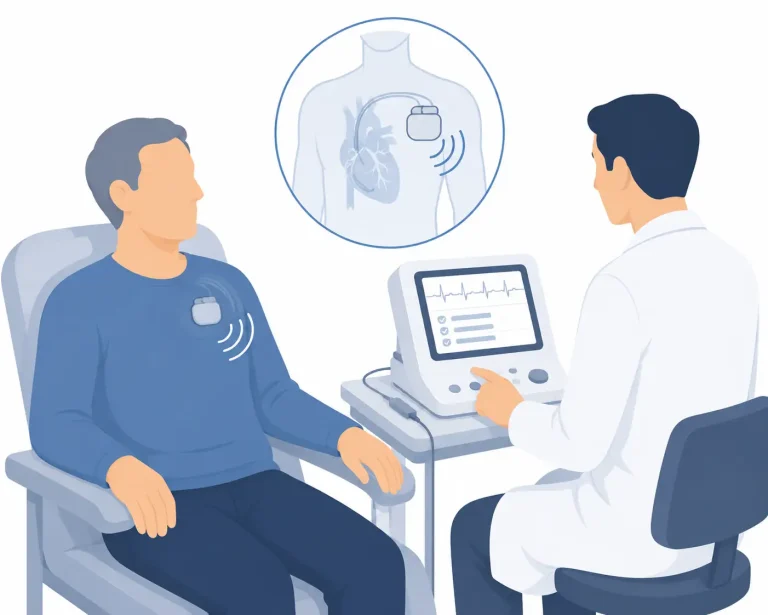 Schrittmacher- und Defibrillator-Kontrolle / Umprogrammierung