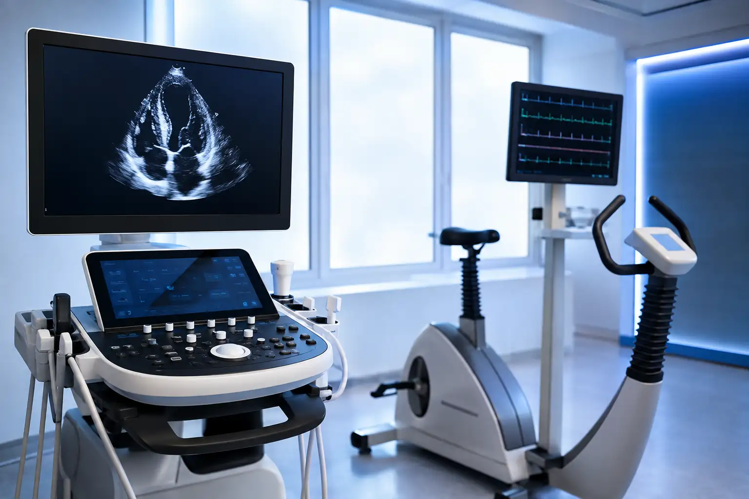 Belastungs-EKG & Stress-Echokardiographie: Ablauf und Aussagekraft 1 Belastungs ekg stress echokardiographie